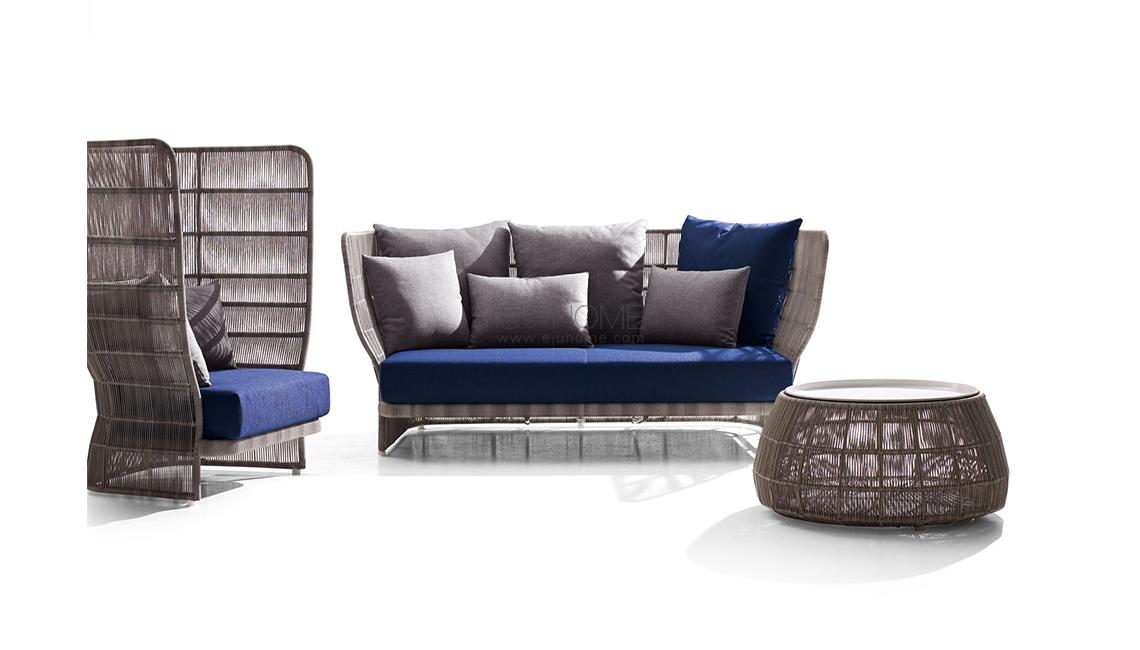 CANASTA-13戶外休雙人閑椅+茶幾