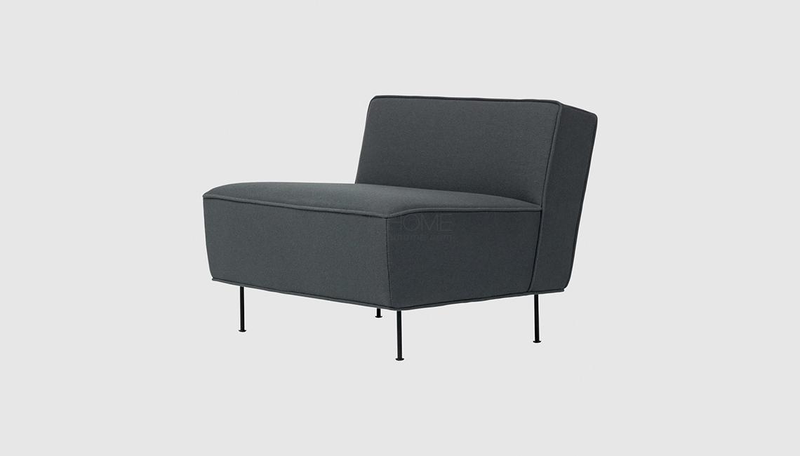 Modern Line Lounge Chair - (H 70 x W 80 x D 83 cm)休閑椅