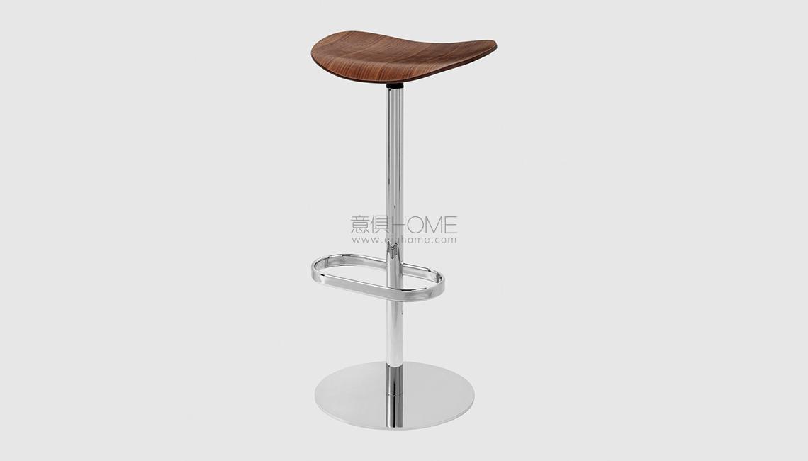 2D Bar Stool - Un-upholstered - 75 cm - Swivel base吧凳