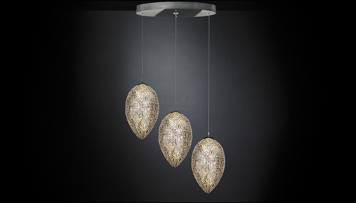 ARABESQUE EGG X 3吊燈