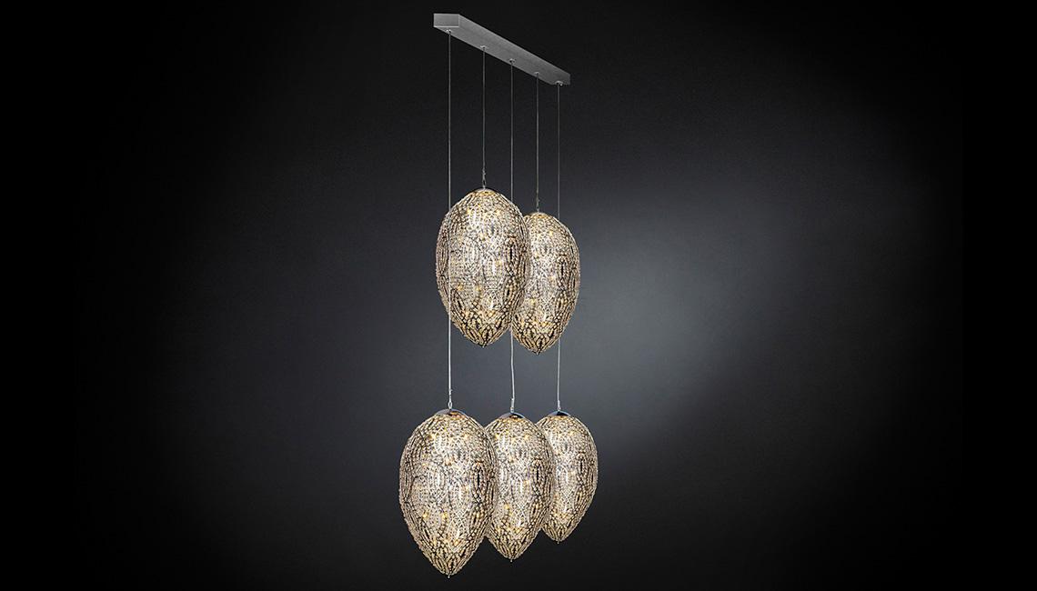 ARABESQUE EGG X 5吊燈