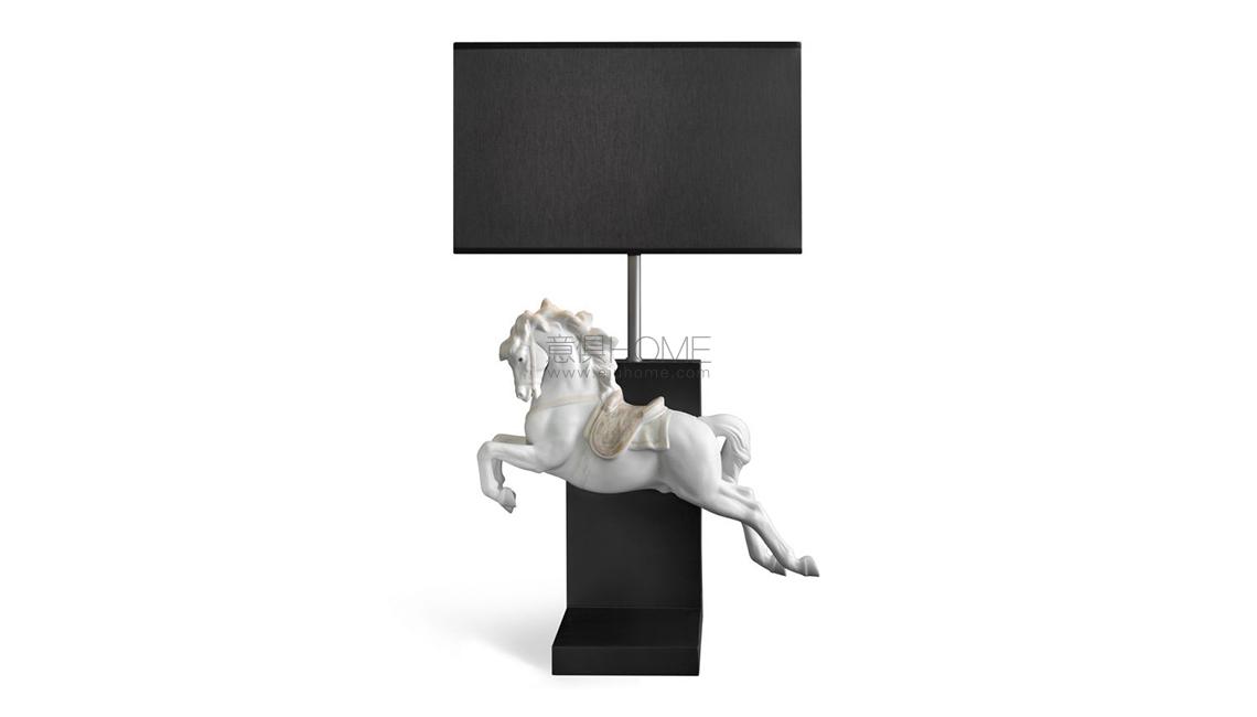 Horse on Pirouette Table Lamp臺(tái)燈