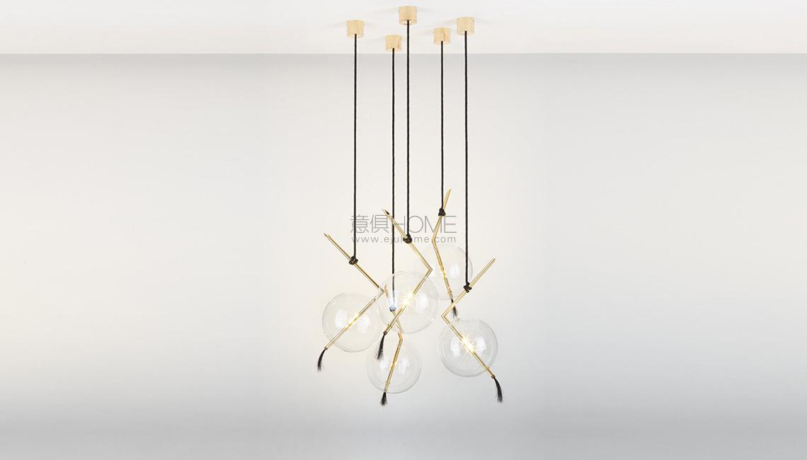 SILVIO MONDINO STUDIOChemistry Nuvole - Pendant - 5 Lights 吊燈