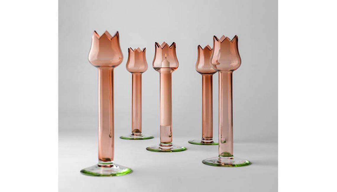 RED TULIP CANDLEHOLDER燭臺