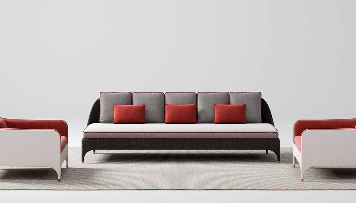 3 seater sofa with armrest扶手3人座沙發