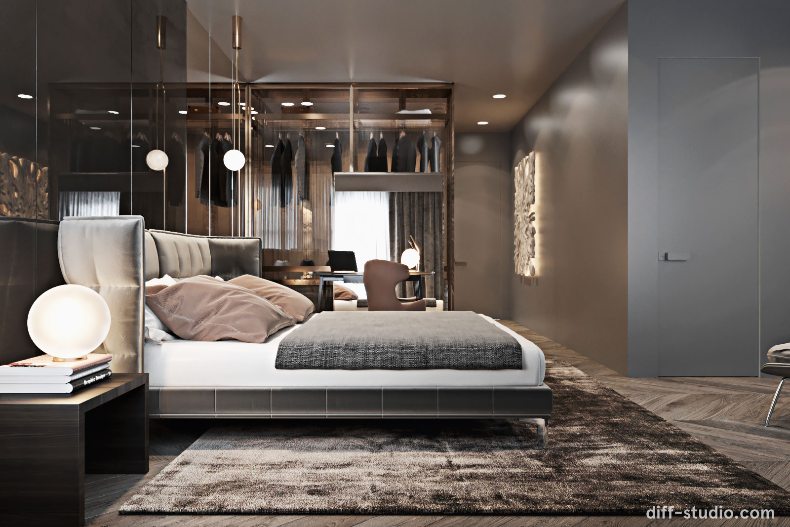 軟裝高冷流行色：黑白灰+金屬色