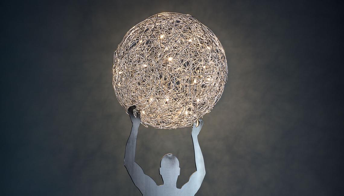 CATELLANI SMITHUomo della Luce XXL (outdoor)落地燈