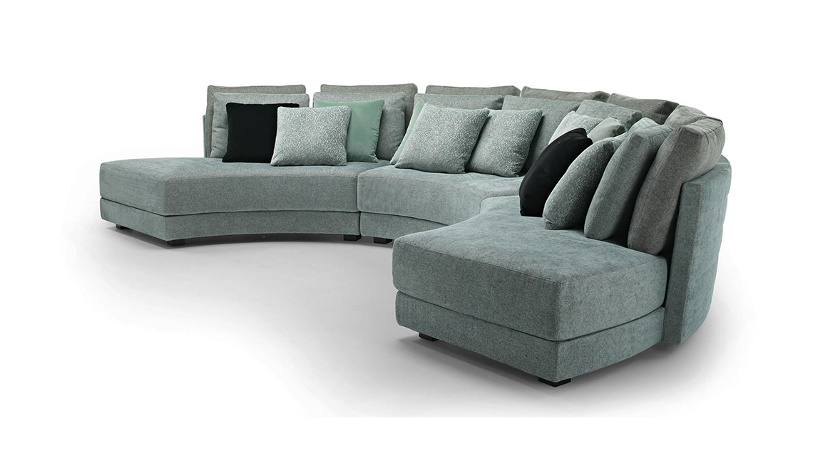 Divano tondo componibile Black & More沙發