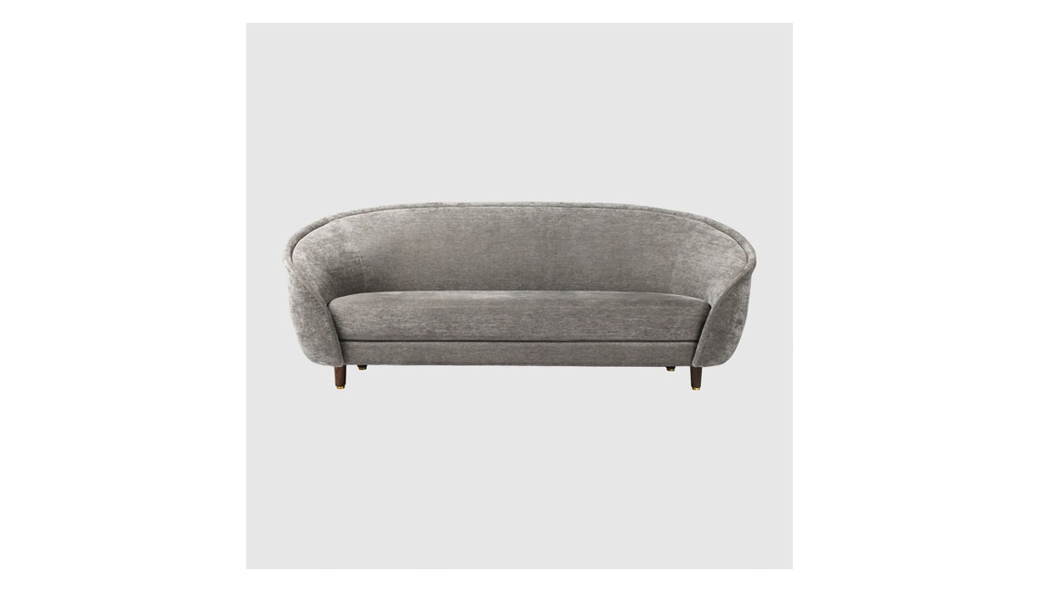 Revers Sofa - Fully Upholstered, 215x100, Wood base沙發(fā)