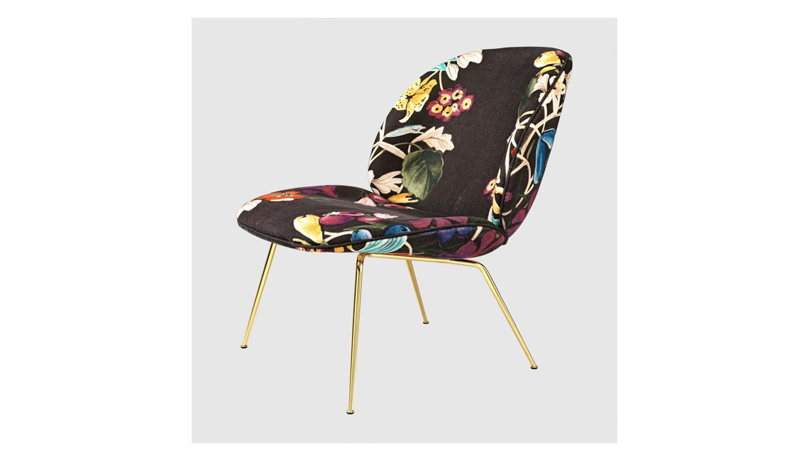 Beetle Lounge Chair - Fully Upholstered, Conic base休閑椅