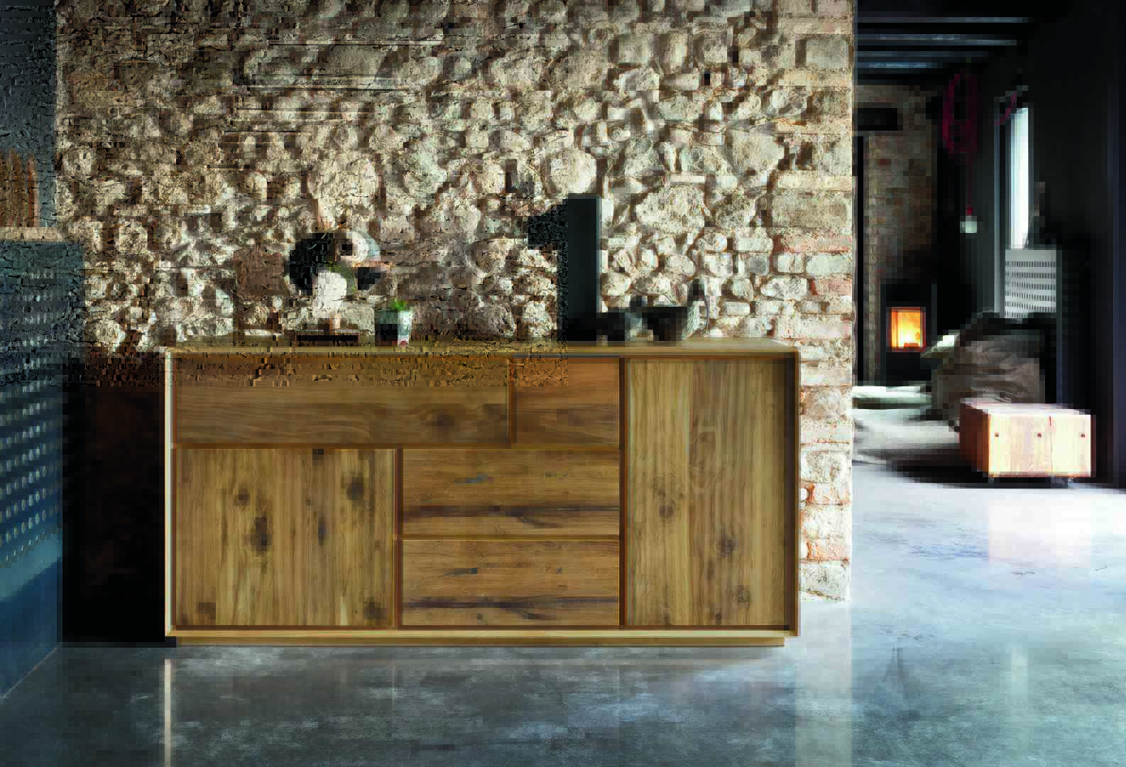 madie Sideboard Walnut 餐邊柜