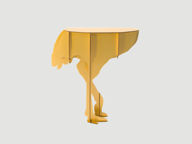 IbrideDiva Gold玄關桌