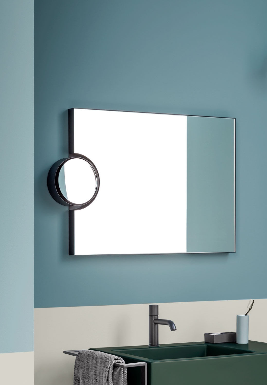 Polifemo mirror 帶開關的LED燈鏡子