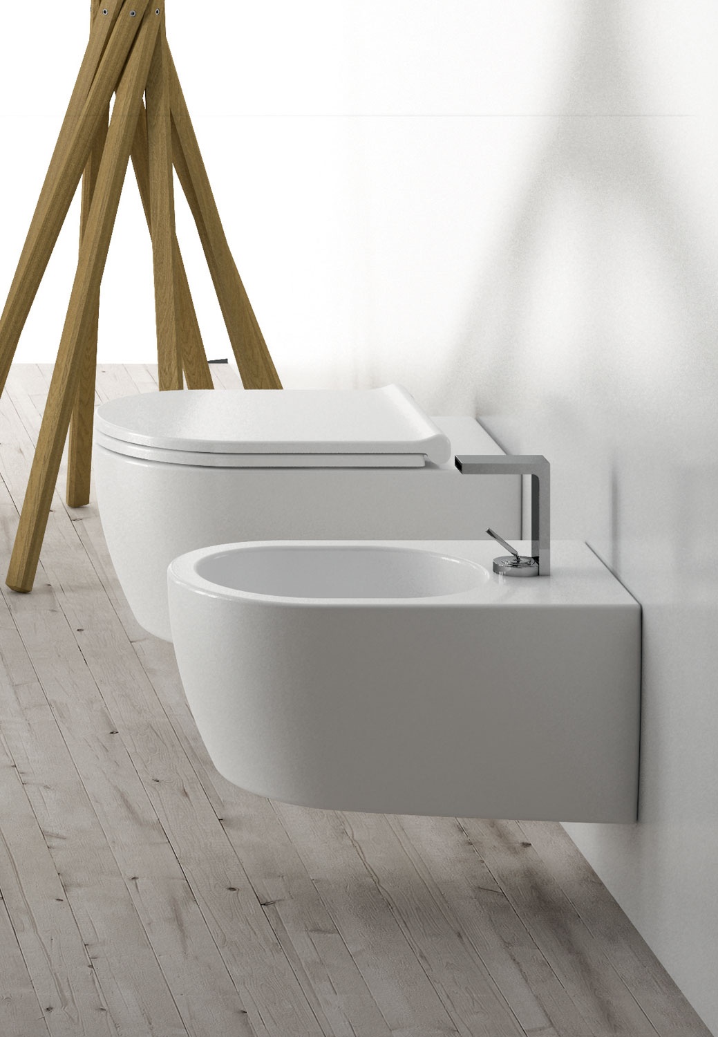 Smile壁掛式一孔坐浴盆