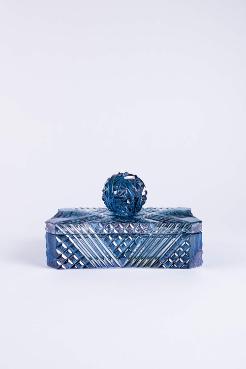 Tosco TicciatiThe Prism 水晶長方盒 藍色