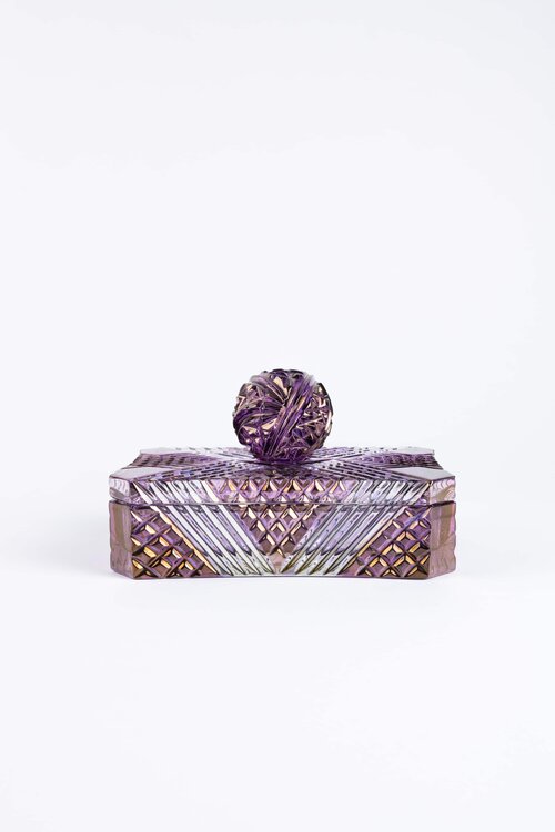 Tosco TicciatiThe Prism 水晶長方盒 紫色