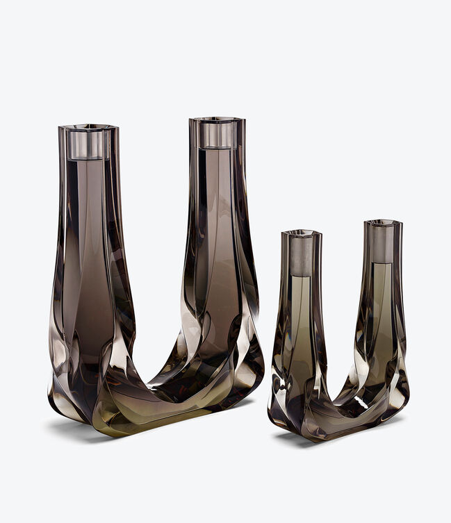 ZAHA HADID DESIGNBRAID DOUBLE CANDLE HOLDER燭臺