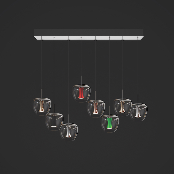 QUASARApple Mood small suspension吊燈