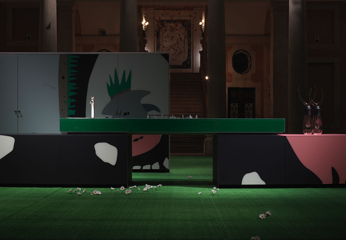 VALCUCINEArtematica Vitrum Arte Artedeisa - Mucca Chic廚房