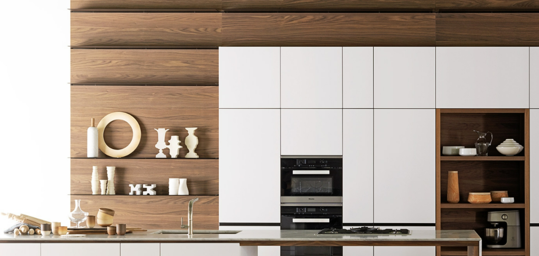 VALCUCINEForma Mentis Laccato Opaco Bianco Ghiaccio廚房