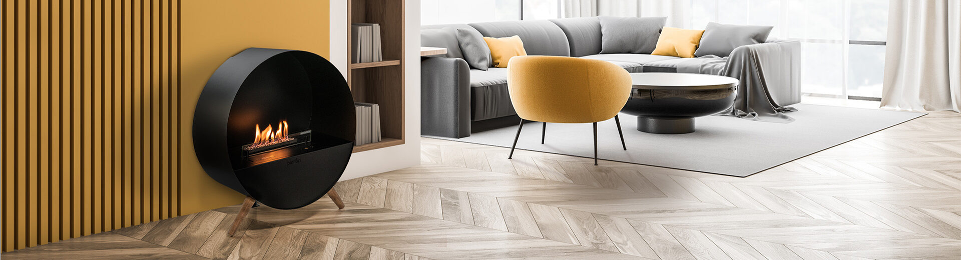 planikaBUBBLE WALL & FLOOR壁爐