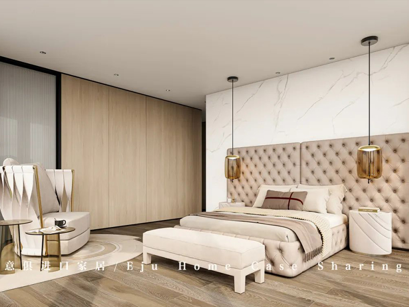 40萬打造頂奢江景臥室，松弛度與高級感并存