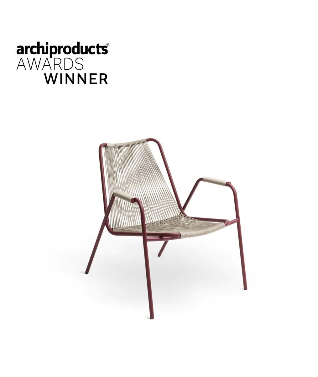 UnopiuPoltrona Coco in acciaio扶手椅