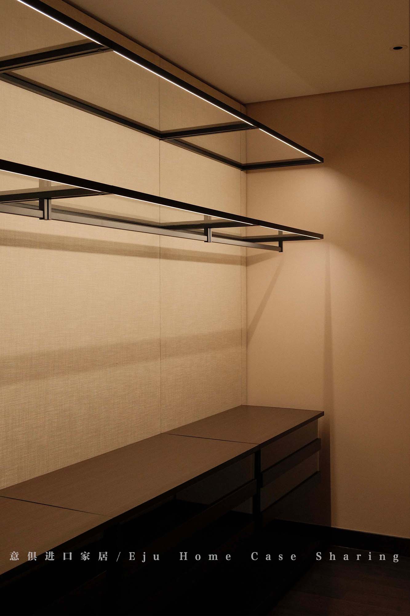 【重慶江景別墅精品案例】Porr的極簡低奢意式衣柜美學